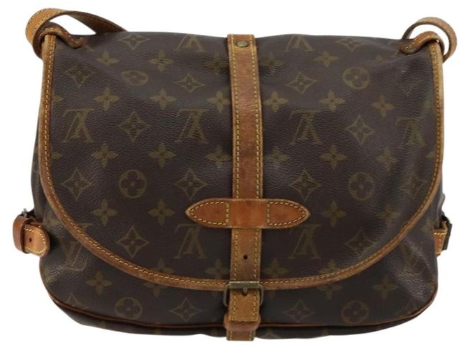 LOUIS VUITTON Borsa a Spalla Monogram Saumur 30 M42256 LV Auth ka4312 Monogramma - vista 2