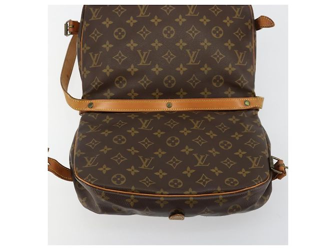 LOUIS VUITTON Borsa a Spalla Monogram Saumur 30 M42256 LV Auth ka4312 Monogramma - vista 20