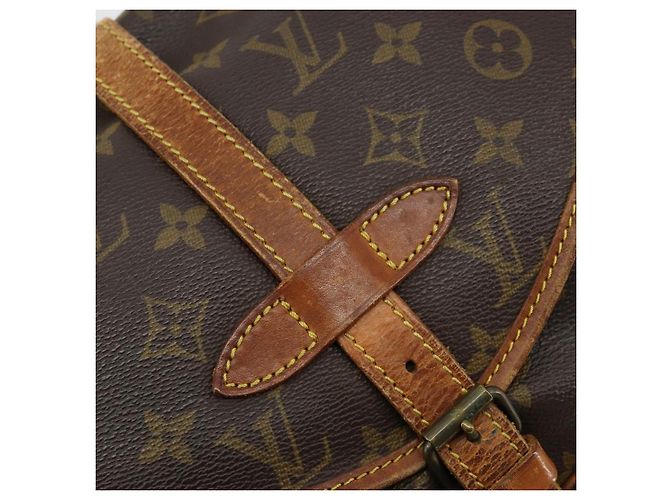 LOUIS VUITTON Borsa a Spalla Monogram Saumur 30 M42256 LV Auth ka4312 Monogramma - vista 22
