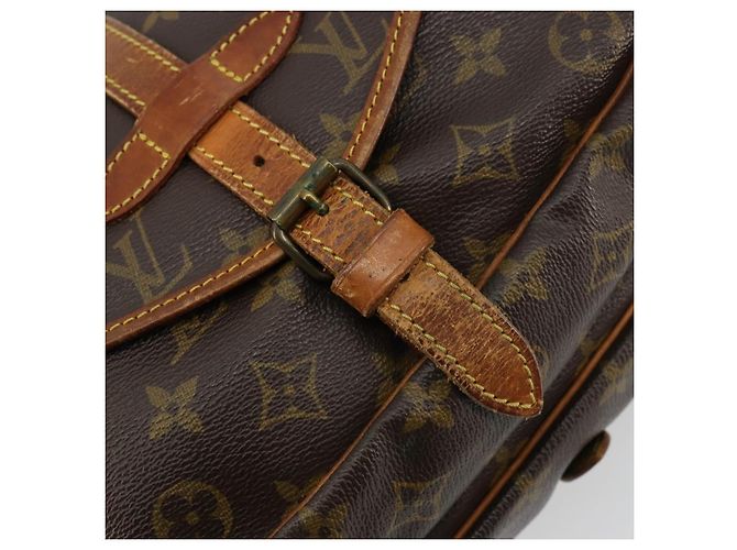 LOUIS VUITTON Borsa a Spalla Monogram Saumur 30 M42256 LV Auth ka4312 Monogramma - vista 23