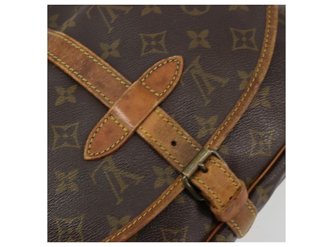 LOUIS VUITTON Borsa a Spalla Monogram Saumur 30 M42256 LV Auth ka4312 Monogramma - vista 29