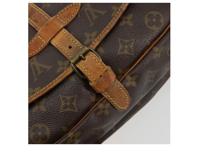 LOUIS VUITTON Borsa a Spalla Monogram Saumur 30 M42256 LV Auth ka4312 Monogramma - vista 30