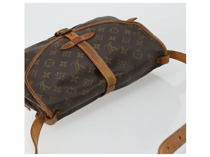 LOUIS VUITTON Borsa a Spalla Monogram Saumur 30 M42256 LV Auth ka4312 Monogramma - vista 6