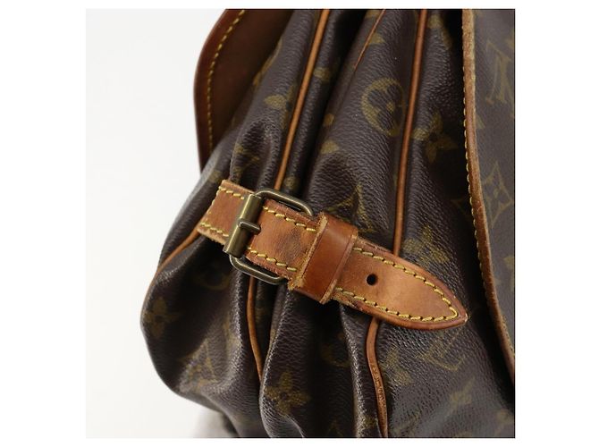 LOUIS VUITTON Borsa a Spalla Monogram Saumur 30 M42256 LV Auth ka4312 Monogramma - vista 9