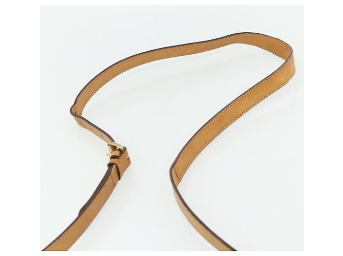 Céline CELINE Borsa a Spalla Macadam Canvas Medallion PVC Pelle Marrone Oro Auth ep14618 D'oro - vista 8