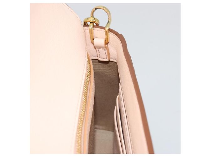 Borsa a Spalla MCM Vicetos Logogram Chain in Pelle Marrone Oro Auth mr2451V D'oro - vista 18