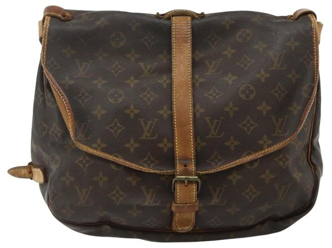 LOUIS VUITTON Borsa a Spalla Monogram Saumur 35 M42254 LV Auth hk3754 Monogramma - vista 13
