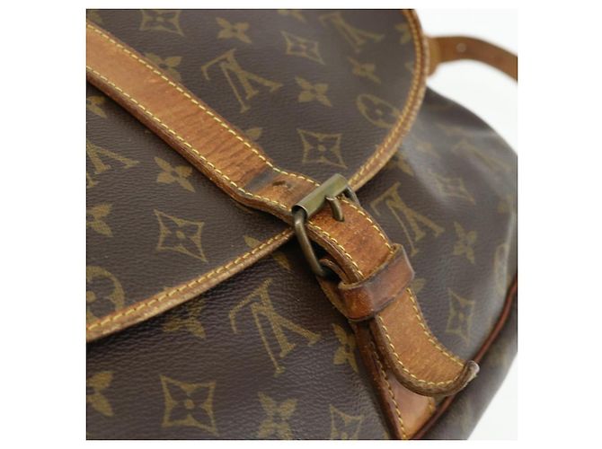 LOUIS VUITTON Borsa a Spalla Monogram Saumur 35 M42254 LV Auth hk3754 Monogramma - vista 18