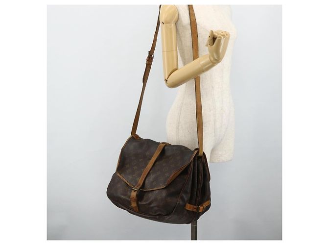 LOUIS VUITTON Borsa a Spalla Monogram Saumur 35 M42254 LV Auth hk3754 Monogramma - vista 29