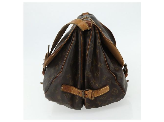 LOUIS VUITTON Borsa a Spalla Monogram Saumur 35 M42254 LV Auth hk3754 Monogramma - vista 3
