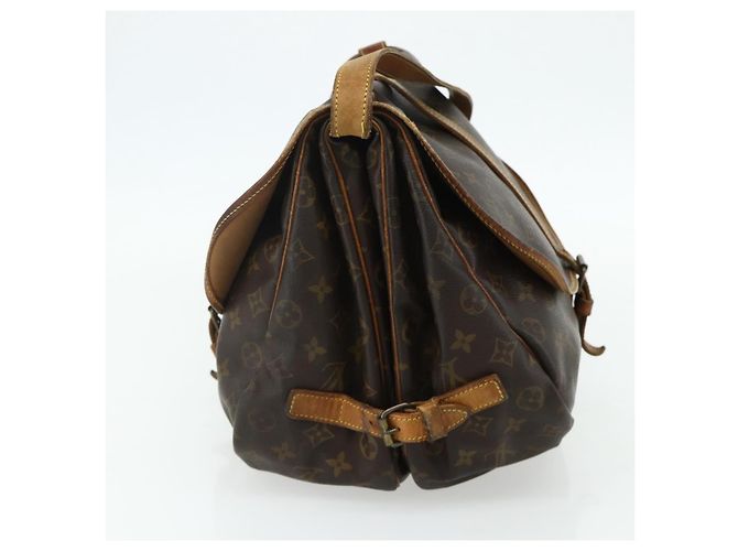 LOUIS VUITTON Borsa a Spalla Monogram Saumur 35 M42254 LV Auth hk3754 Monogramma - vista 4
