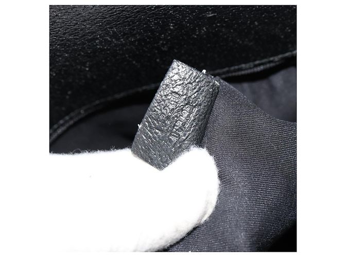 Borsa GUCCI GG Canvas Nera Argento 132260 Auth 179267A Nero - vista 12