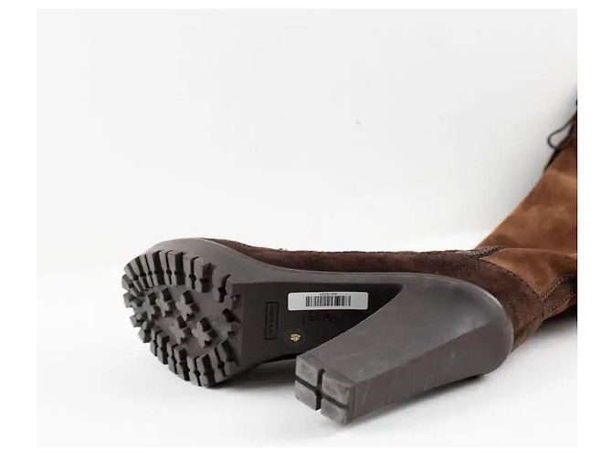 Yves Saint Laurent Botas marrones Castaño - vista 6