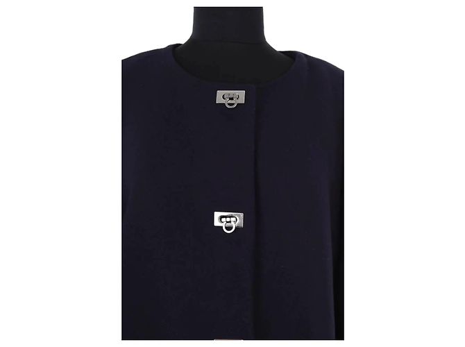 Claudie Pierlot Abrigo azul marino - vista 2