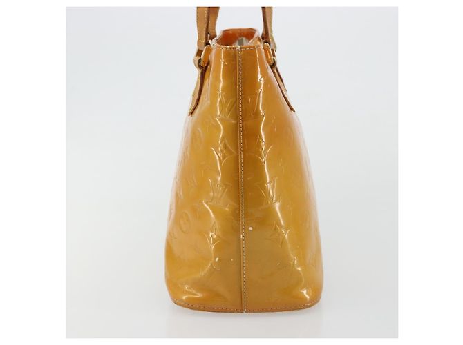 LOUIS VUITTON Borsa Monogram Vernis Houston Beige M91004 LV Auth 179150 - vista 3
