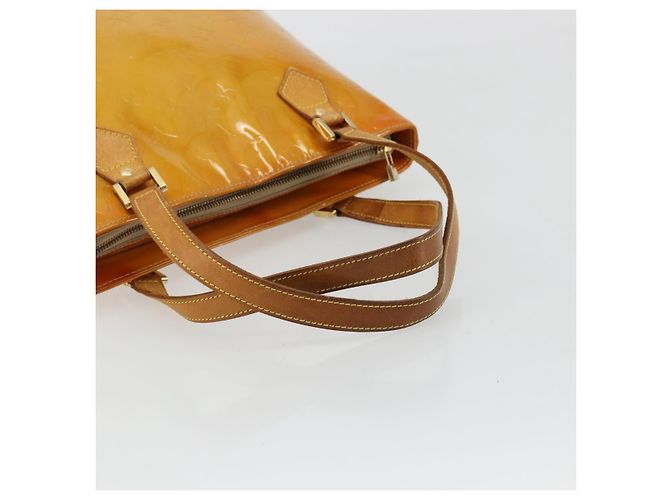 LOUIS VUITTON Borsa Monogram Vernis Houston Beige M91004 LV Auth 179150 - vista 7