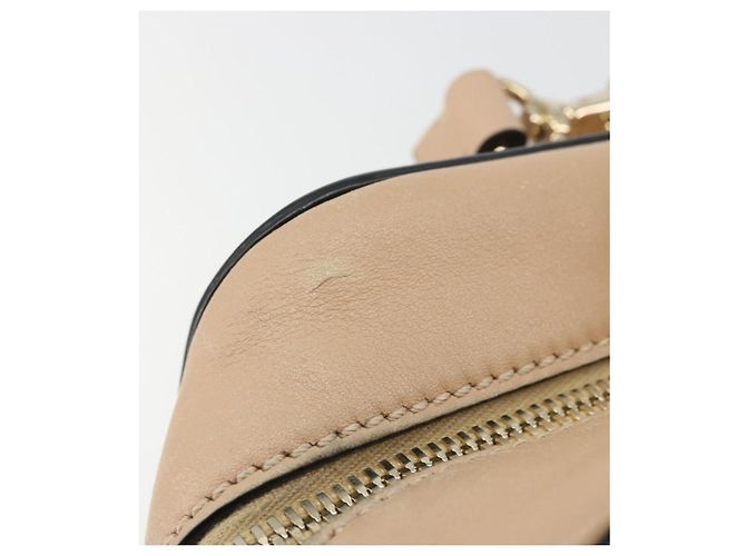 Borsa a mano VALENTINO in pelle 2way Beige Oro Auth hk3733A D'oro - vista 10