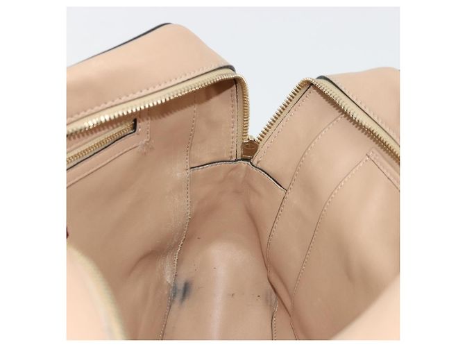 Borsa a mano VALENTINO in pelle 2way Beige Oro Auth hk3733A D'oro - vista 22
