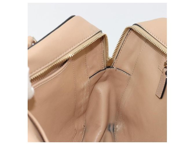 Borsa a mano VALENTINO in pelle 2way Beige Oro Auth hk3733A D'oro - vista 23