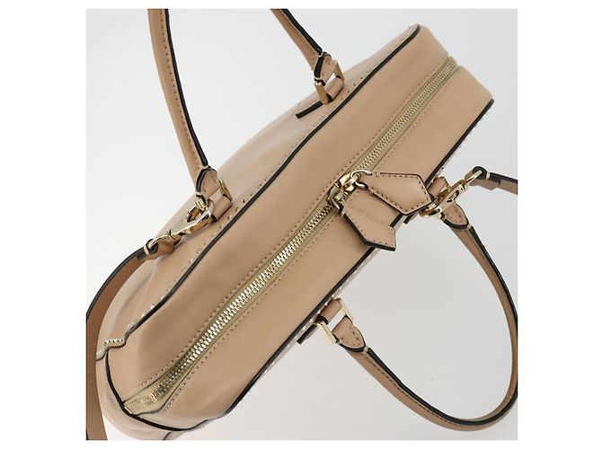 Borsa a mano VALENTINO in pelle 2way Beige Oro Auth hk3733A D'oro - vista 6