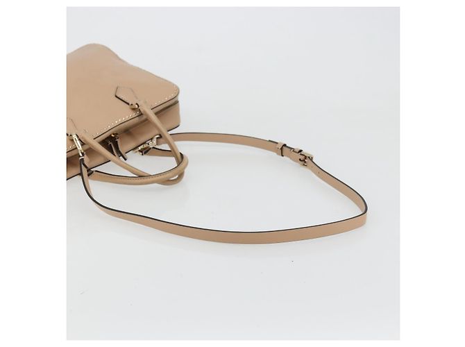 Borsa a mano VALENTINO in pelle 2way Beige Oro Auth hk3733A D'oro - vista 9