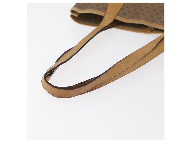 Sac GUCCI Micro GG Supreme Web Sherry Line PVC Beige 904 002 0131 Auth 179395 Doré - vue 7