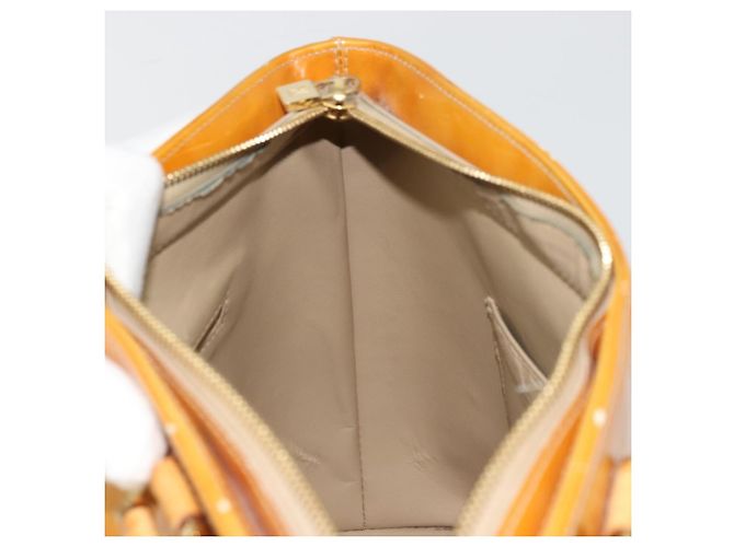 LOUIS VUITTON Borsa a mano Monogram Vernis Houston Beige M91004 LV Auth 179151 - vista 20