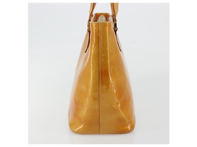 LOUIS VUITTON Borsa a mano Monogram Vernis Houston Beige M91004 LV Auth 179151 - vista 3