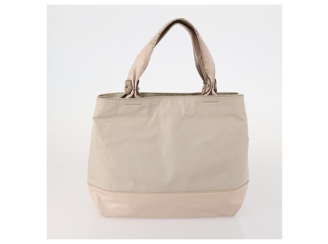 Borsa a Spalla Salvatore Ferragamo Nylon 2 Set Rosa Marrone Scuro Auth bs34893 - vista 11