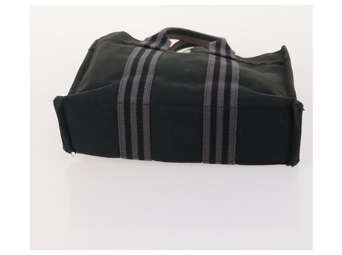 Hermès HERMES Fourre Tout Tote Bag Canvas 5 Set Navy Black Khaki Auth fm5354 Nero Cachi Blu navy - vista 20