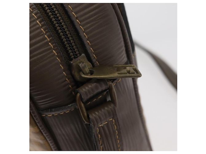 Borsa a Spalla FENDI Zucchino Canvas Beige Auth 180015 - vista 11