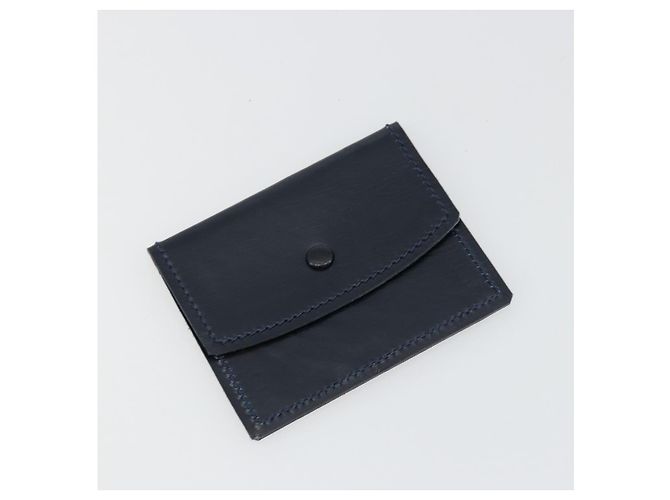 Borsa GUCCI in pelle blu navy e oro Auth 177606 D'oro - vista 23