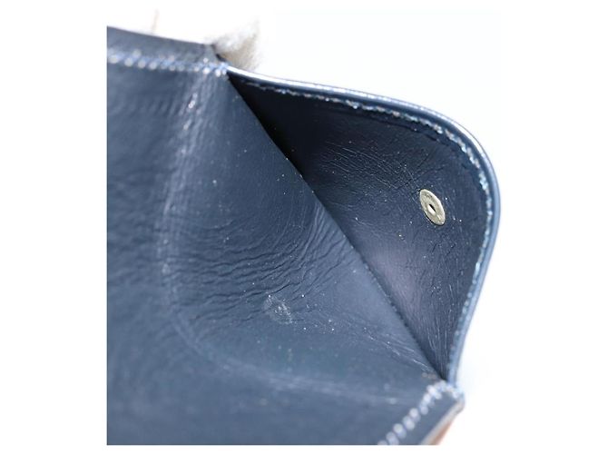 Borsa GUCCI in pelle blu navy e oro Auth 177606 D'oro - vista 25