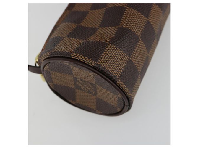 LOUIS VUITTON Damier Ebene Papillon Pouch LV Auth 179588 - vista 14