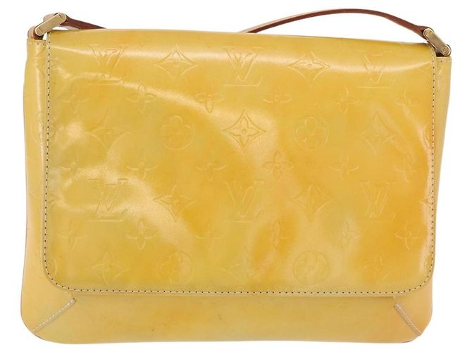 LOUIS VUITTON Monogram Vernis Thompson Street Bag Gris M91008 LV Auth hk3758 Grigio - vista 13