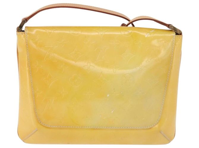 LOUIS VUITTON Monogram Vernis Thompson Street Bag Gris M91008 LV Auth hk3758 Grigio - vista 2