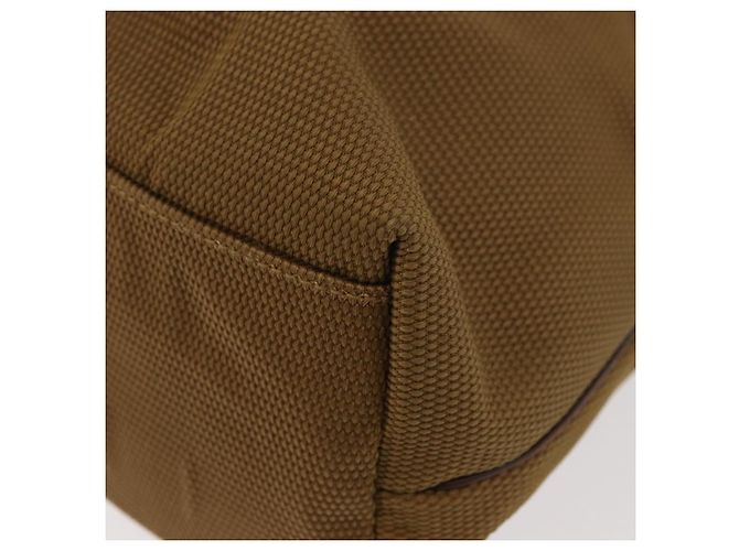 Borsa SAINT LAURENT in tela marrone Auth 180089 - vista 18