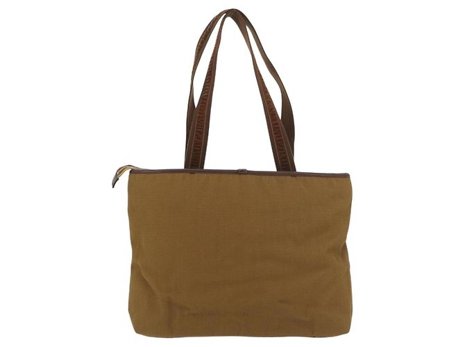 Borsa SAINT LAURENT in tela marrone Auth 180089 - vista 2
