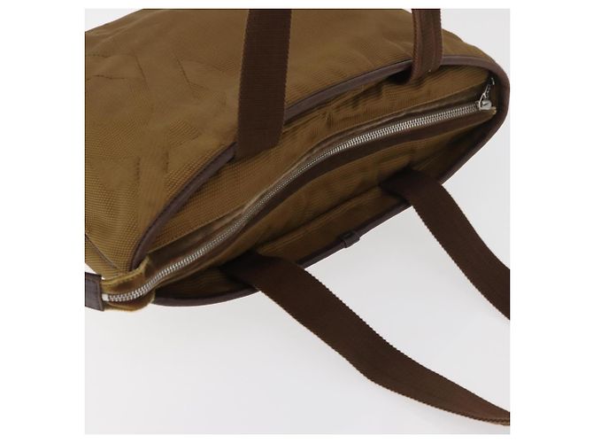 Borsa SAINT LAURENT in tela marrone Auth 180089 - vista 6