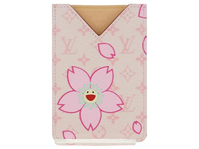 LOUIS VUITTON Monogram Cherry Blossom Etui Mirror Pink M92019 LV Auth 178799SAV Rosa - vista 13