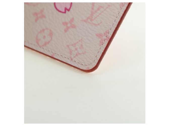 LOUIS VUITTON Monogram Cherry Blossom Etui Mirror Pink M92019 LV Auth 178799SAV Rosa - vista 16