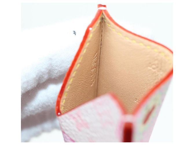 LOUIS VUITTON Monogram Cherry Blossom Etui Mirror Pink M92019 LV Auth 178799SAV Rosa - vista 19