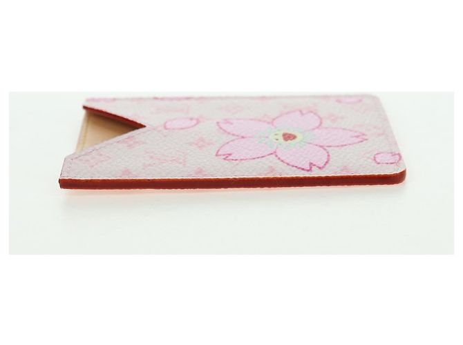 LOUIS VUITTON Monogram Cherry Blossom Etui Mirror Pink M92019 LV Auth 178799SAV Rosa - vista 3