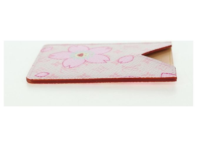 LOUIS VUITTON Monogram Cherry Blossom Etui Mirror Pink M92019 LV Auth 178799SAV Rosa - vista 4