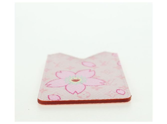 LOUIS VUITTON Monogram Cherry Blossom Etui Mirror Pink M92019 LV Auth 178799SAV Rosa - vista 6