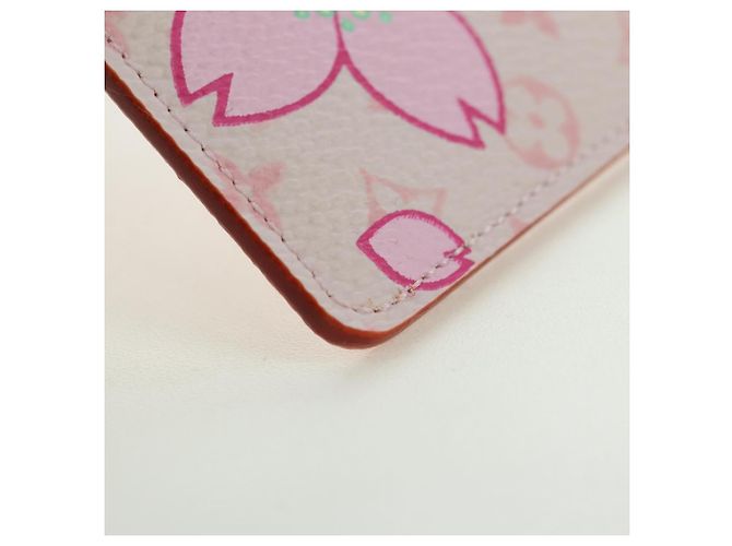 LOUIS VUITTON Monogram Cherry Blossom Etui Mirror Pink M92019 LV Auth 178799SAV Rosa - vista 7