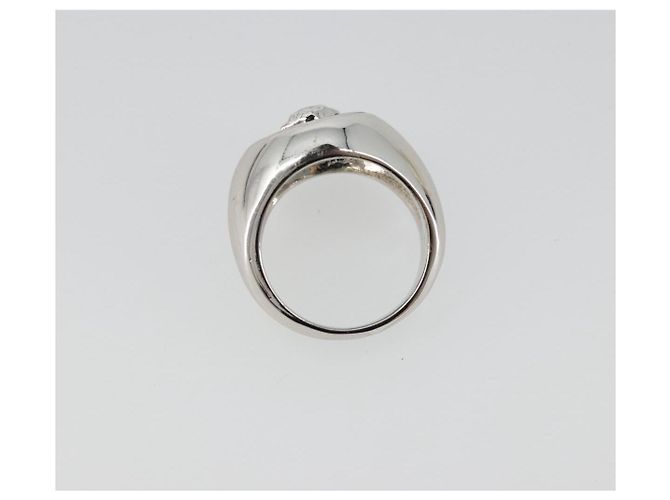 Anello Gianni Versace metallo Argento Auth bs35090 - vista 10