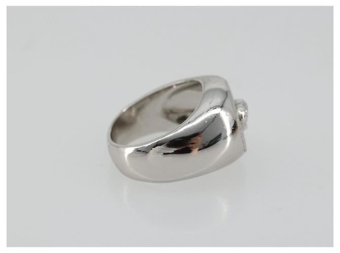 Anello Gianni Versace metallo Argento Auth bs35090 - vista 5