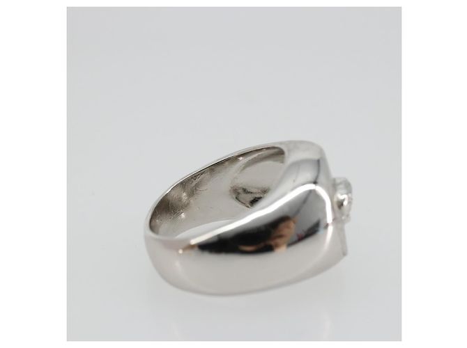 Anello Gianni Versace metallo Argento Auth bs35090 - vista 8