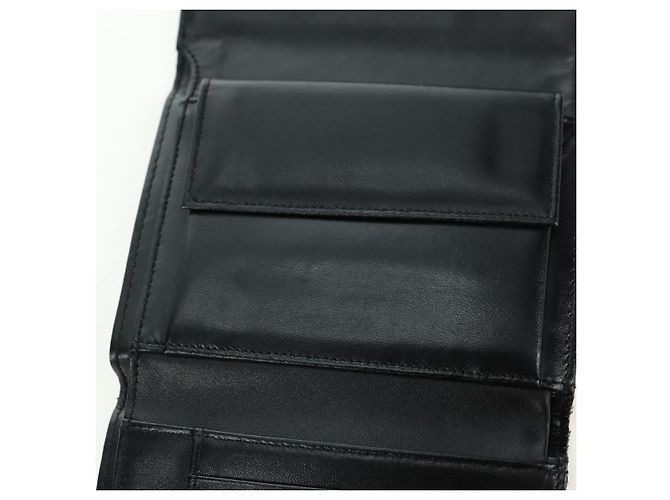FENDI Zucchino Canvas Bifold Wallet Rot Silber Auth 167310A - Ansicht 19